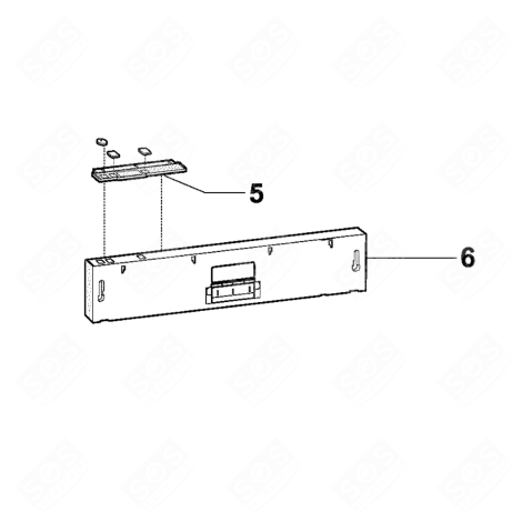 BANDEAU DISHWASHER - C00545854, 488000545854