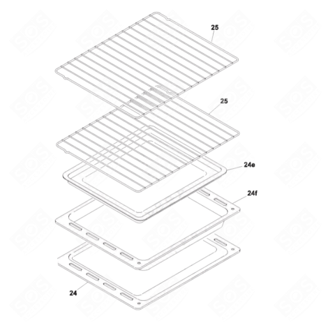 GRILLE GAS / ELECTRIC OVENS - 70033957