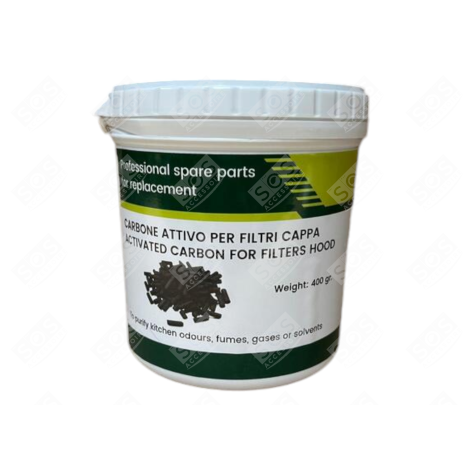 500G BOX OF ACTIVE CARBON GRANULES HOOD - C00001292