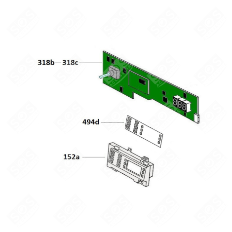 MODULE PROGRAMMÉ TUMBLE DRYER - 49042518