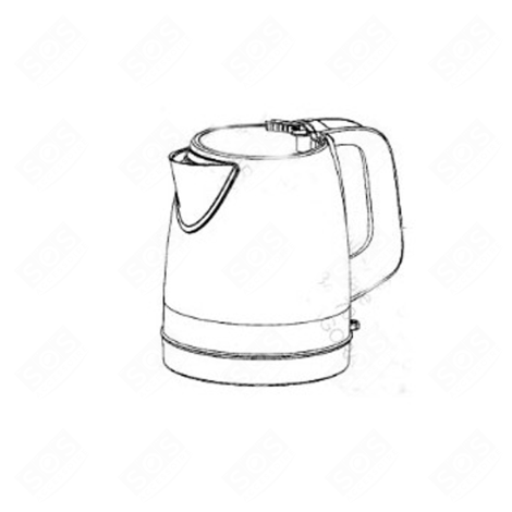 BOUILLOIRE NUE KETTLE, WATER FILTER JUG - SS-202307, SS202307