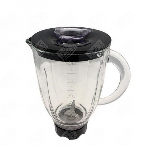 COMPLETE BLACK GLASS BLENDER JAR FOOD PROCESSOR - KW676342