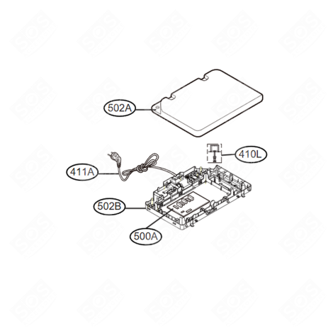 CARTE ÉLECTRONIQUE, MODULE PRINCIPAL REFRIGERATOR, FREEZER - EBR35580234