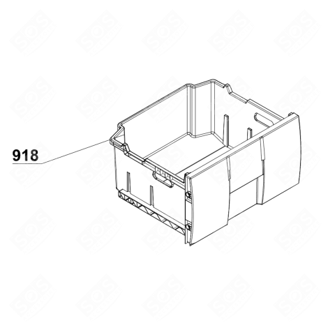 TIROIR REFRIGERATOR, FREEZER - 4552220100