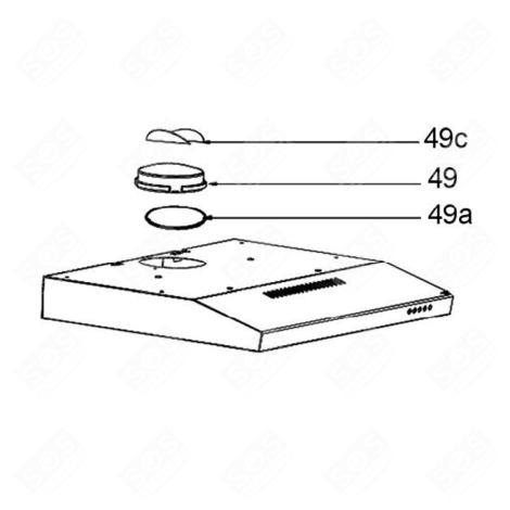 CLAPET ANTIRETOUR (REPÈRE 49C) EXTRACTOR HOOD - 49027875