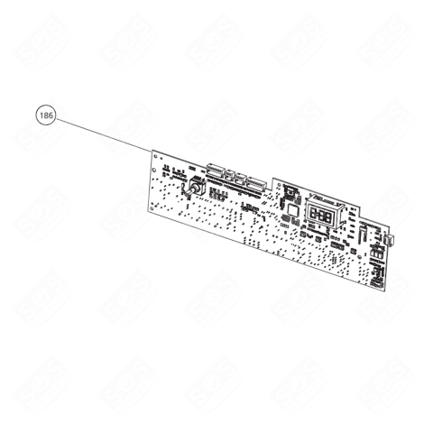 MODULE DE PUISSANCE (REPÈRE 186) TUMBLE DRYER - 2975774201