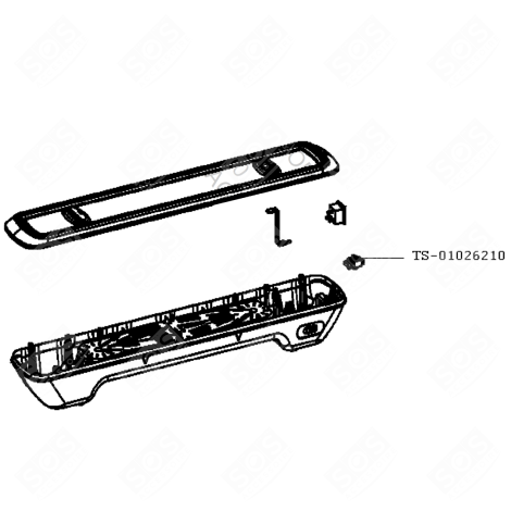 INTERRUPTEUR (REPÈRE TS-01026210) RACLETTE, GRILL, WOK - TS-01026210, TS01026210