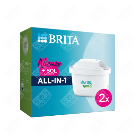 LOT DE 2 CARTOUCHES FILTRANTES BRITA MAXTRA PRO AIO SMALL HOUSEHOLD APPLIANCE - 1050413