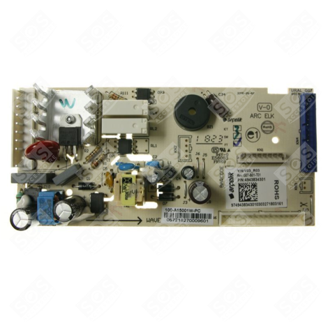 CARTE ÉLECTRONIQUE, MODULE PRINCIPAL REFRIGERATOR, FREEZER - 4943834300