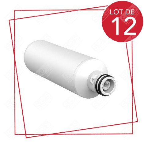 LOT DE 12 FILTRES À EAU SIDE BY SIDE REFRIGERATOR, FREEZER - AGF80300704, ADQ74793514