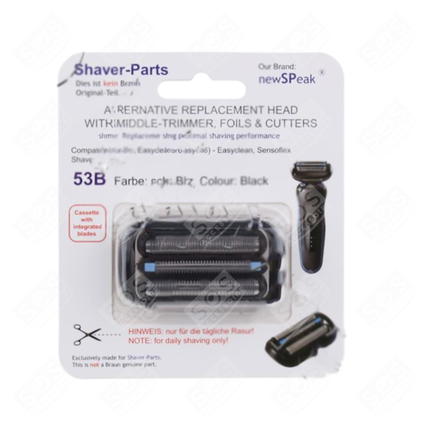 CASSETTE DE RASAGE 53B ELECTRIC SHAVER - 81733844