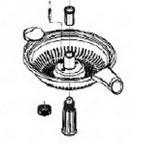 AXE AVEC GRILLE PRESSE AGRUME FOOD PROCESSOR - REF.41019