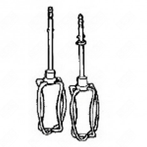 SET OF 2 EMULSIFYING WHISKS FOOD PROCESSOR - REF.41023