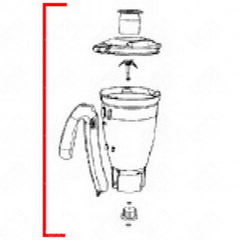 COMPLETE BLENDER JUG FOOD PROCESSOR - MS-5909840