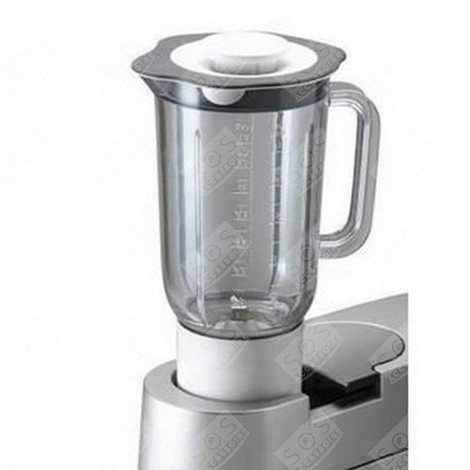 AT337 - COMPLETE WHITE ACRYLIC BLENDER 1.5L FOOD PROCESSOR - AWAT337B01