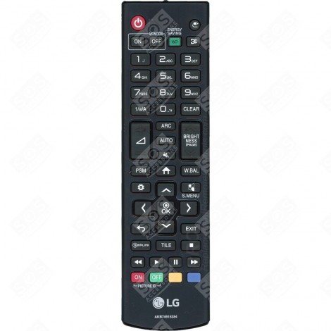 REMOTE CONTROL TELEVISIONS / TVS - AKB75095346, AKB74915384