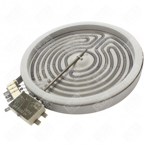 RADIANT BURNER (DIAMETER 180 MM) 1700 W ELECTRIC / GAS HOBS - 10.78431.004, 162926002