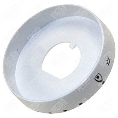 ORIGINAL WHITE BUTTON RING FOR GAS GAS / ELECTRIC OVENS - 355205037