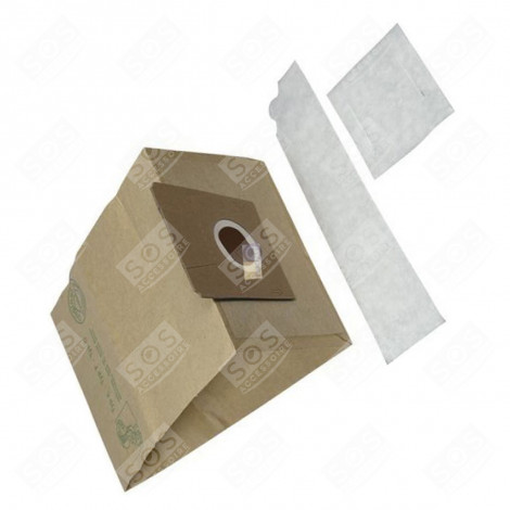 BOX OF 5 PAPER BAGS + 2 FILTERS (ORIGINAL) VACUUM CLEANER  - 00461407