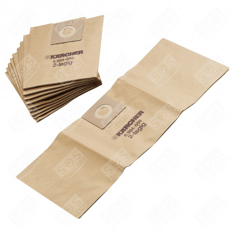 BAG OF 10 PAPER BAGS VACUUM CLEANER  - 69061180