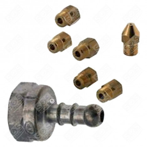 SET OF ORIGINAL GAS NOZZLES FOR BUTANE / PROPANE GAS / ELECTRIC OVENS - 92X1630