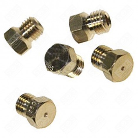 SET OF NOZZLES, GAS JETS BUTANE/PROPANE GAS / ELECTRIC OVENS - 0910690