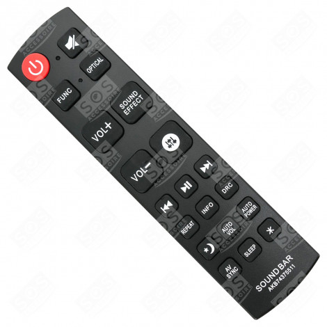 HOME CINE REMOTE CONTROL HOME CINEMA, DVD, BLU-RAY PLAYER - AKB74375511