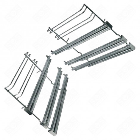 ORIGINAL TELESCOPIC RUNNERS + GRILL RACK GAS / ELECTRIC OVENS - 00708430, 17007521