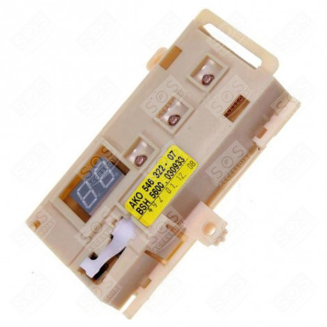 ELECTRONIC BOARD, DISPLAY MODULE DISHWASHER - 00174801