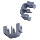 BASKET FIXING CLIPS (X2) (ORIGINAL) DISHWASHER - 00167291