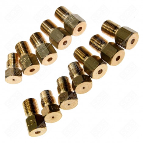 SET OF NOZZLES, NATURAL GAS SPRAY HEADS GAS / ELECTRIC OVENS - 91963330