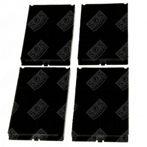 SET OF 4X CR210 CARBON FILTERS EXTRACTOR HOOD - C00027152