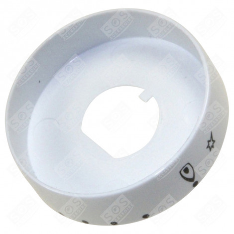 ORIGINAL WHITE BUTTON RING FOR GAS GAS / ELECTRIC OVENS - 3552050373