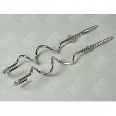 2-PACK OF STAINLESS STEEL DOUGH HOOKS FOOD PROCESSOR - KW715332