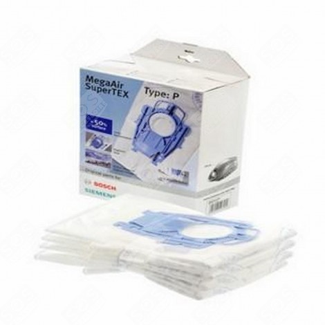 BOX OF 4 TYPE P BAGS + 1 MICRO FILTER BAG (ORIGINAL) VACUUM CLEANER  - 00468264