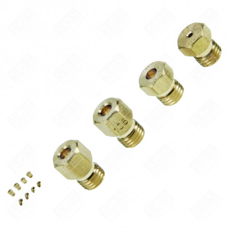 ORIGINAL SET OF INJECTORS, NOZZLES FOR NATURAL GAS GAS / ELECTRIC OVENS - 40120