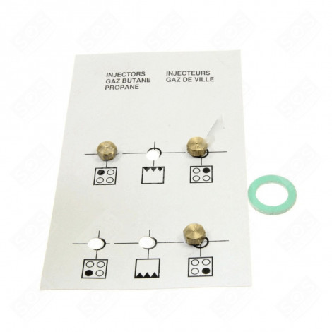 BUTANE GAS INJECTOR KIT GAS / ELECTRIC OVENS - 4431900083, 4431910083