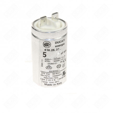 ORIGINAL CAPACITOR 5MF EXTRACTOR HOOD - 482000000036, 50290139000