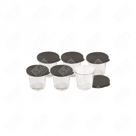 PACK OF 6 VERRINE GLASSES FOOD PROCESSOR - XA606000