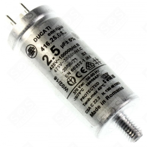 CAPACITOR 2.5MF DISHWASHER - 00183639