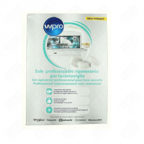 PROFESSIONAL REGENERATING SALT IN TABLETS - 1.8KG ORIGINAL DISHWASHER - 484010678188, SAT100