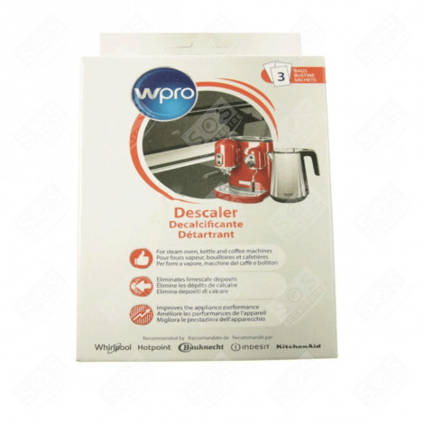 DESCALER SACHETS (ORIGINAL) COFFEE MAKER, ESPRESSO - C00519827, WKD005