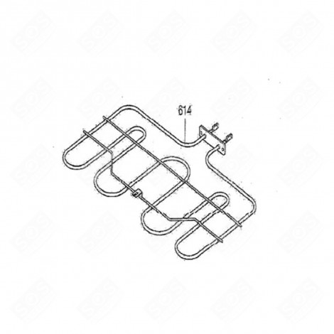 GRILL HEATING ELEMENT GAS / ELECTRIC OVENS - 0606088