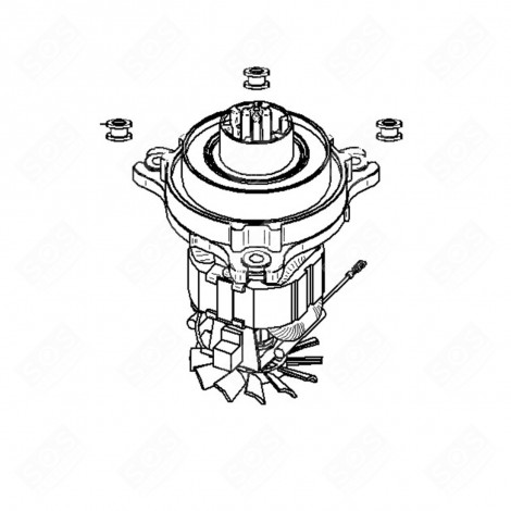 MOTOR AND REDUCER FOOD PROCESSOR - MS-652498, MS-651795