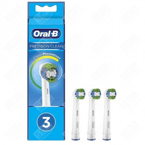 SET OF 3 PRECISION CLEAN BRUSHES ELECTRIC TOOTHBRUSH  - 4704716