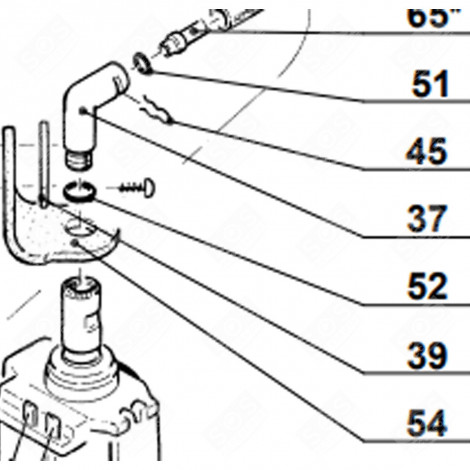 PUMP HOLDER REFERENCE 54 COFFEE MAKER, ESPRESSO - 503869