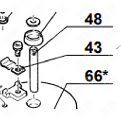 SPACER SOCKET REFERENCE 48 COFFEE MAKER, ESPRESSO - 503866