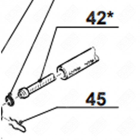 PFA HOSE D 4/2,5X150 REFERENCE 42* COFFEE MAKER, ESPRESSO - 503862