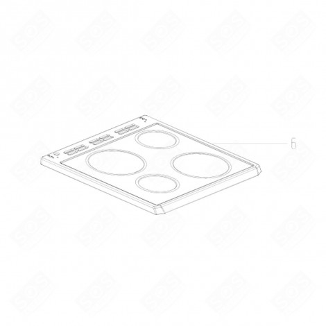 CERAMIC HOB GAS / ELECTRIC OVENS - 4410300292