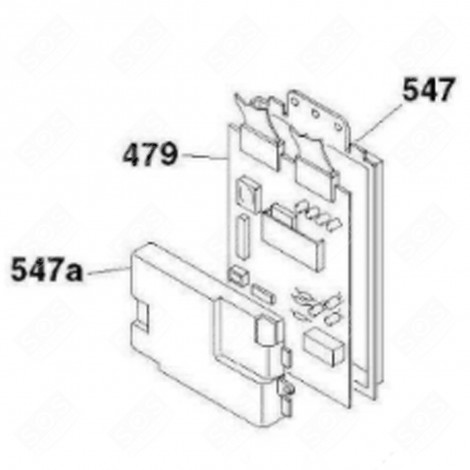 ELECTRONIC CARD, PROGRAMMED MODULE (MARK 479) WASHING MACHINES - 49033433